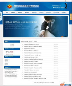 ASP精品 一款藍色漂亮的網絡科技公司源碼，助力技術開發新高度